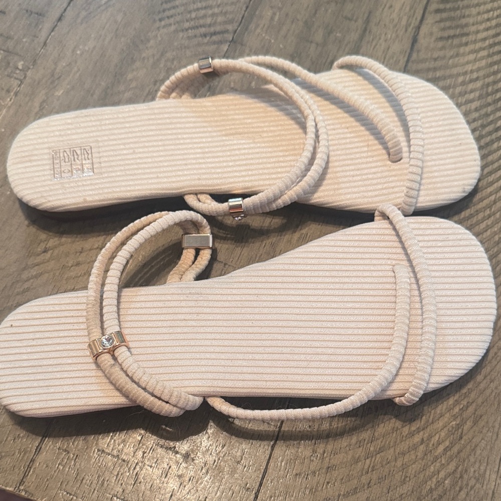 Beige Strappy Sandals